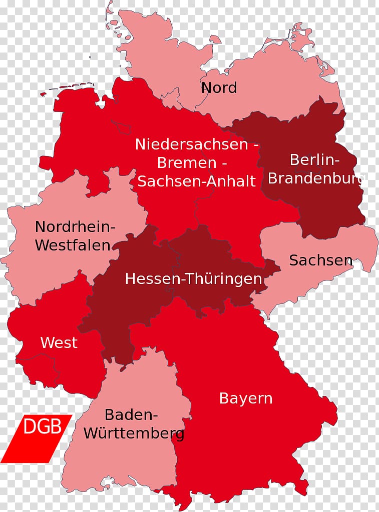 States of Germany German federal election, 2017 Brandenburg Bavaria Map, map transparent background PNG clipart