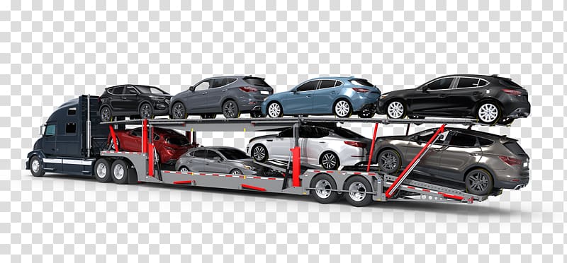 Car carrier trailer Transport Semi-trailer, car transparent background PNG clipart