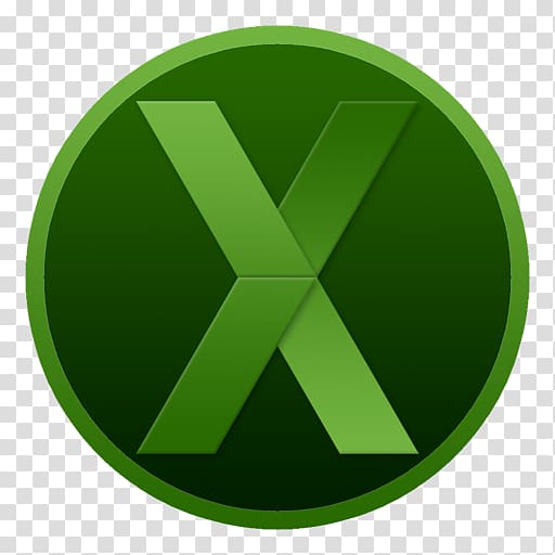 round green X mark logo, leaf symbol font, Excel Circle Colour transparent background PNG clipart