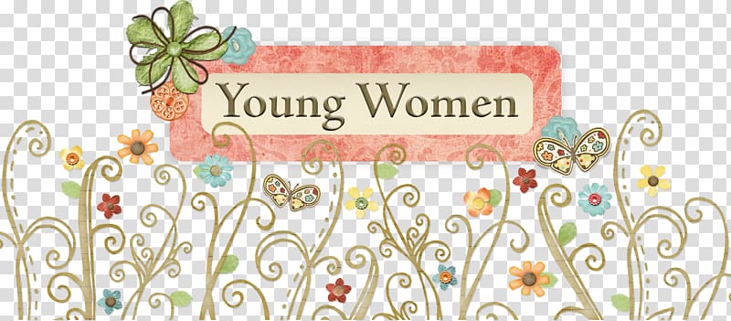 Young Women The Church of Jesus Christ of Latter-day Saints Temple , leaflets border transparent background PNG clipart