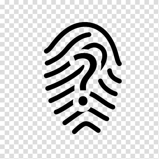 Automated fingerprint identification Question mark Biometrics, others transparent background PNG clipart