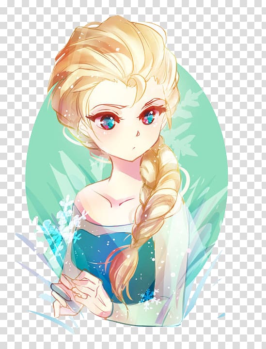 Elsa Jack Frost Anna Drawing Art, Ice and Snow Queen Aisha transparent background PNG clipart