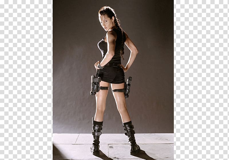 Lara Croft: Tomb Raider Tomb Raider: Anniversary Halloween costume, angelina jolie lara croft transparent background PNG clipart