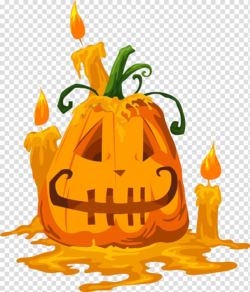 Jack-o-lantern Pumpkin Calabaza Halloween, pumpkin lantern transparent background PNG clipart