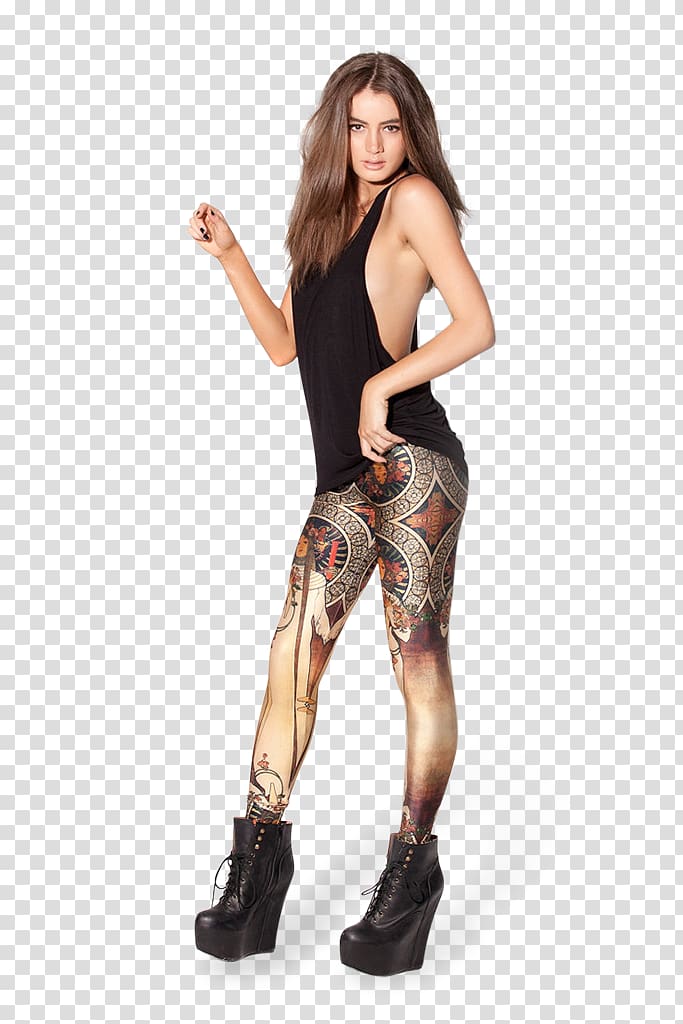 Leggings Designer Fashion Shorts Clothing, Mucha transparent background PNG clipart