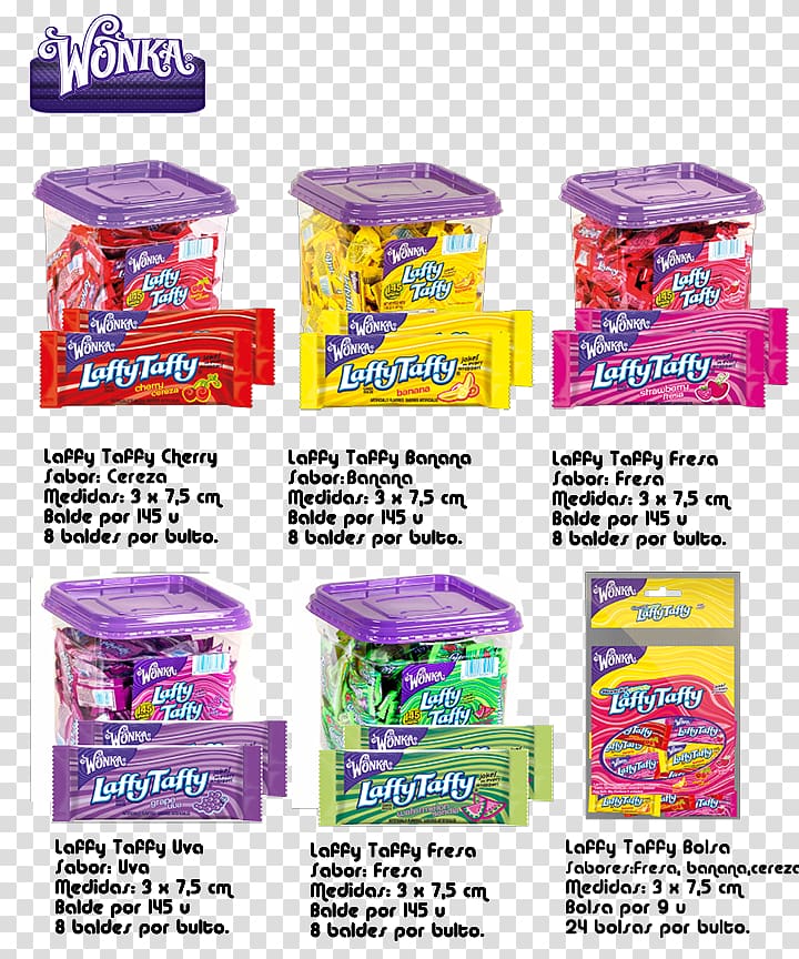 Laffy Taffy Toy Candy Minibar, Wonka transparent background PNG clipart