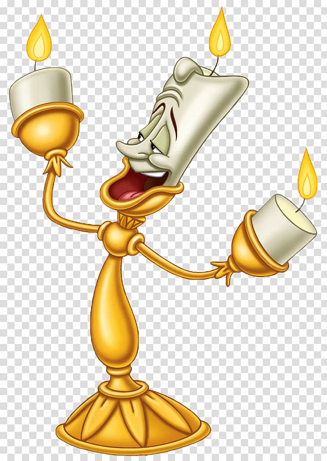 Disney Lumiere illustration, Lumiere Beauty and the Beast transparent background PNG clipart