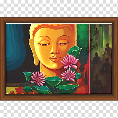 The Buddha Painting Art Buddhism Frames, painting transparent background PNG clipart