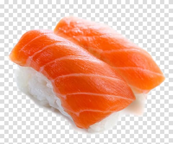 Sashimi Sushi Smoked salmon California roll Onigiri, japanese sushi transparent background PNG clipart
