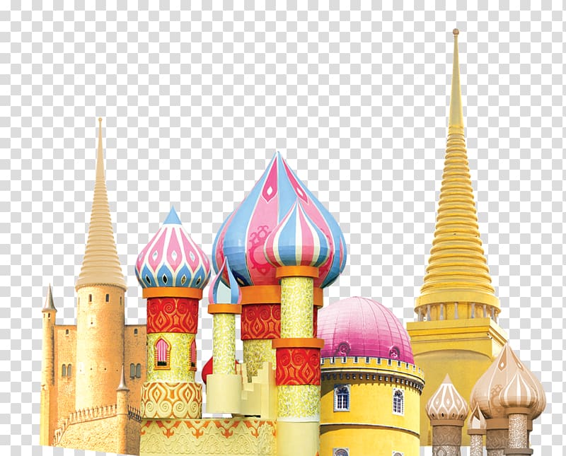 Computer file, Golden castle transparent background PNG clipart