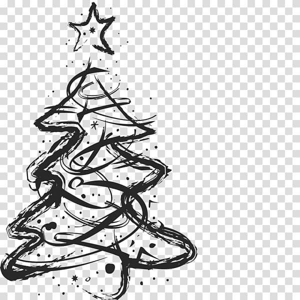 Christmas tree Christmas Day Cross-stitch, christmas tree transparent background PNG clipart