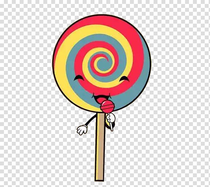 Lollipop Ice cream cake Candy Food, Cute lollipop villain transparent background PNG clipart