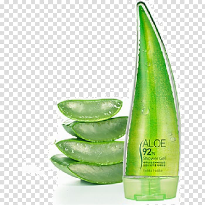 Holika Holika Aloe 99% Soothing Gel Nature Republic Soothing & Moisture Aloe Vera 92% Soothing Gel Skin care, shower-gel transparent background PNG clipart