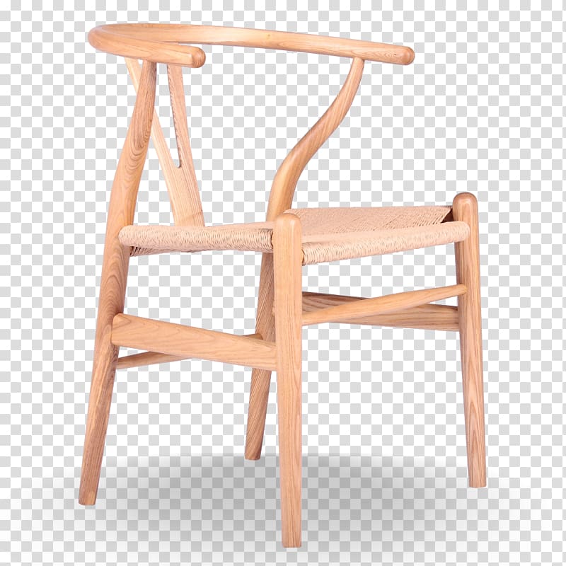 Wegner Wishbone Chair Egg Wood, Hans Wegner transparent background PNG clipart