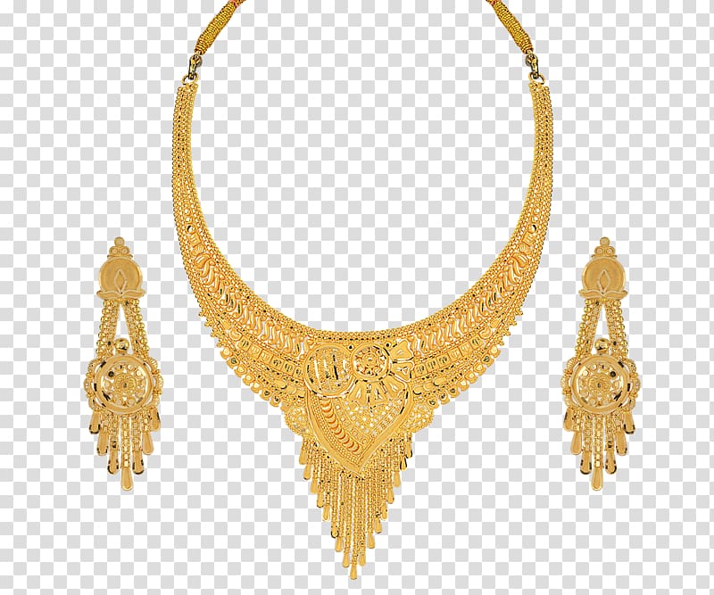 Necklace Earring Jewellery Jewelry design Chain, Indian jewellery transparent background PNG clipart