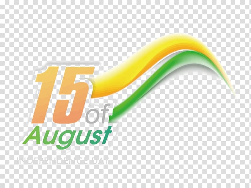 15 of August Independence Day logo screenshot, Indian independence movement Indian Independence Day Flag of India National flag, India independence day 15 years transparent background PNG clipart