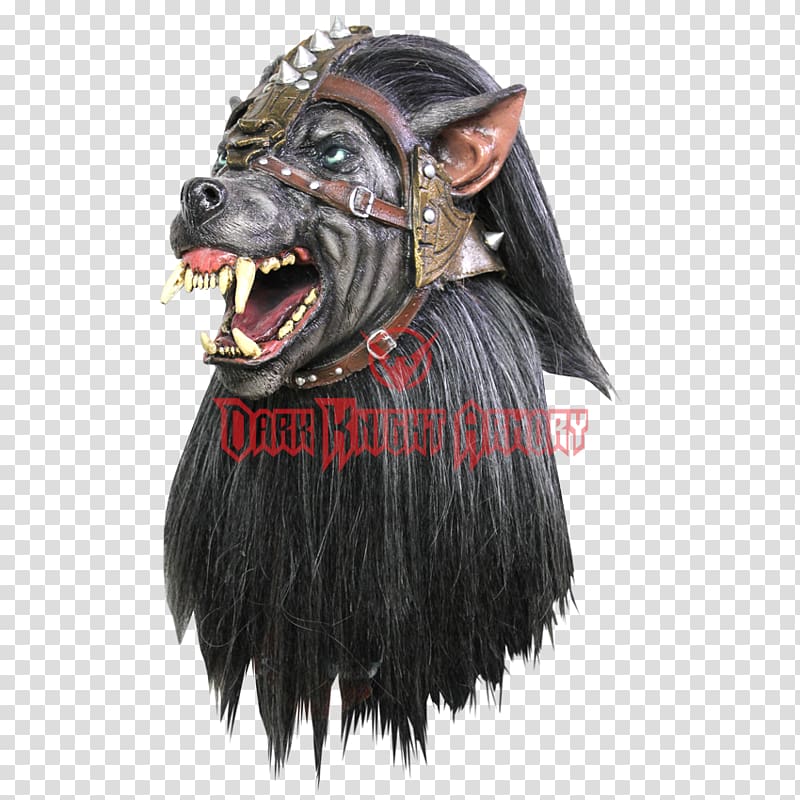 Mask Werewolf Dog Costume Disguise, mask transparent background PNG clipart