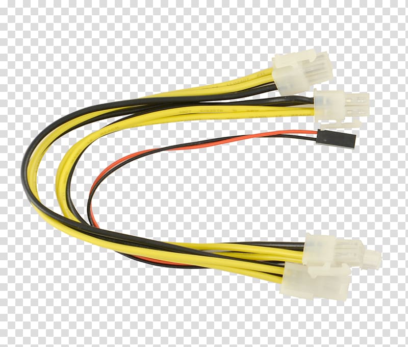Network Cables Electrical Wires & Cable Electrical cable Electrical connector, host power supply transparent background PNG clipart