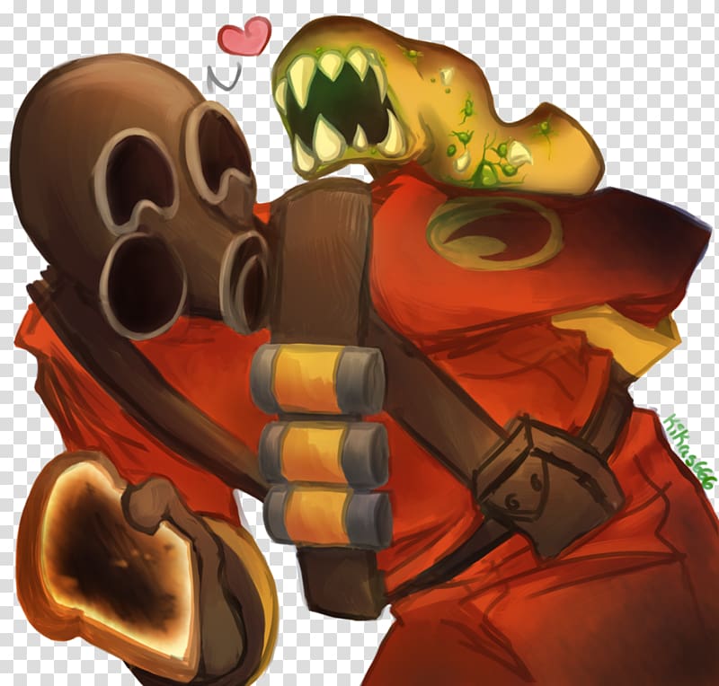 Team Fortress 2 Bread Fan art Pyro Character, bread transparent background PNG clipart