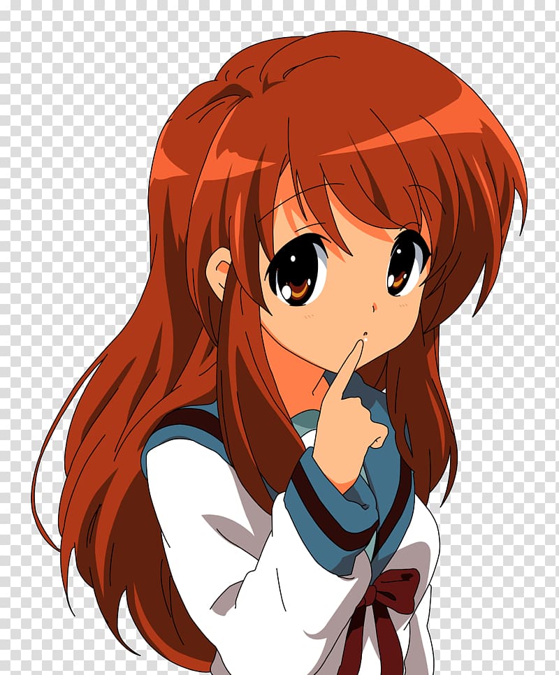 Mikuru Asahina Haruhi Suzumiya Erza Scarlet Anime, others transparent background PNG clipart