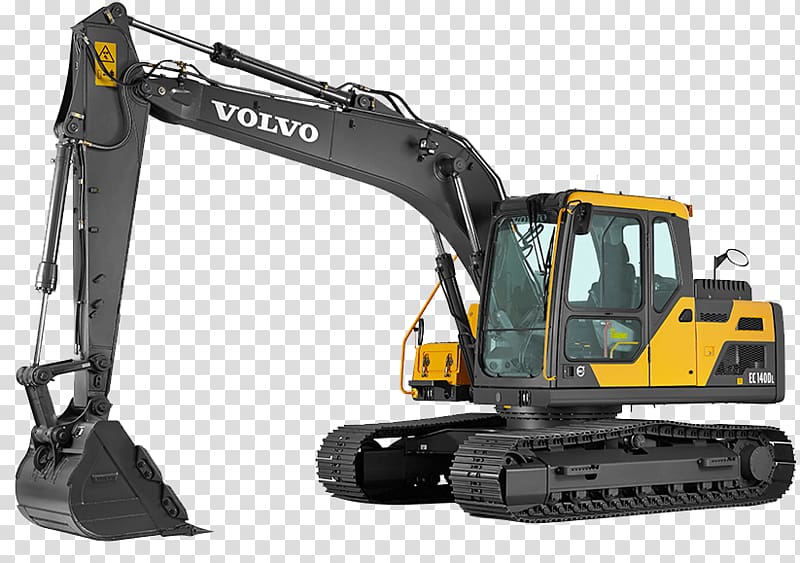 AB Volvo Volvo Construction Equipment Heavy Machinery Crawler excavator, largest steam shovel transparent background PNG clipart
