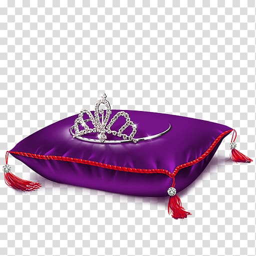 ICO Crown Icon, Cartoon pillow Crown transparent background PNG clipart