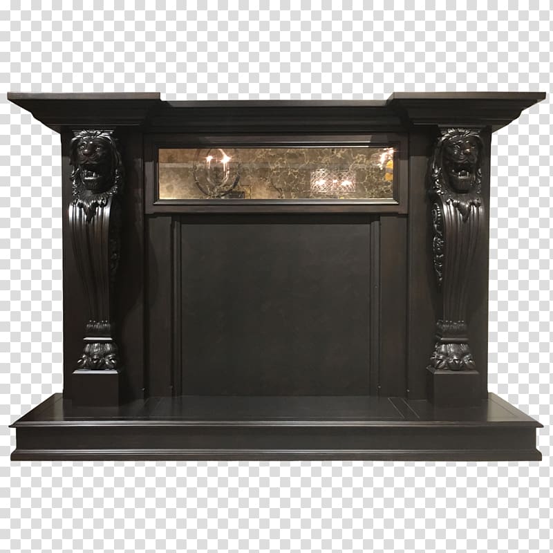 Fireplace mantel Furniture Mirror Table, mirrored transparent background PNG clipart