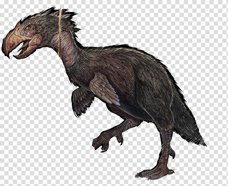 Tyrannosaurus ARK: Survival Evolved Terror birds Dinosaur, Bird transparent background PNG clipart