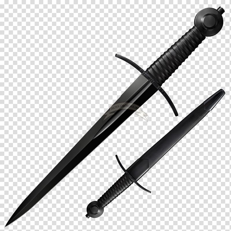 Knife Rondel dagger Cold Steel Sword, knife transparent background PNG clipart