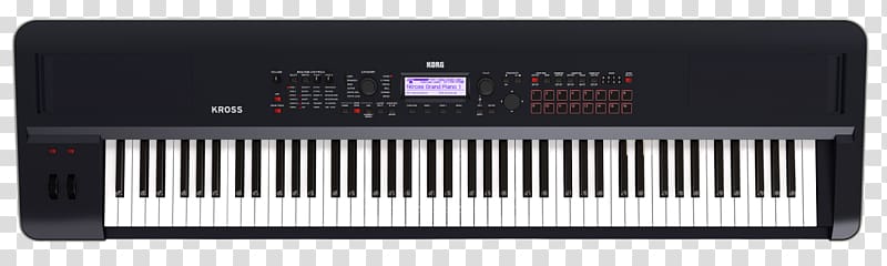 Music workstation Sound Synthesizers Korg Keyboard, keyboard transparent background PNG clipart
