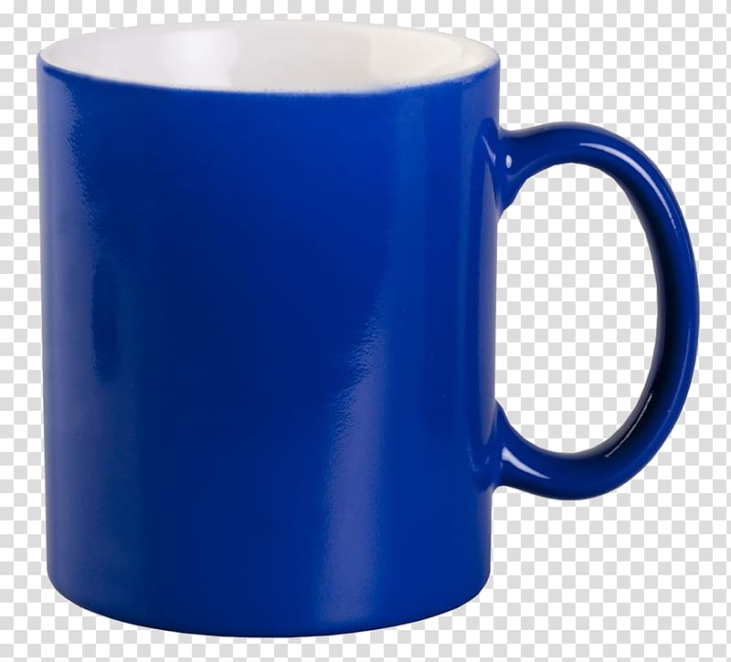 Magic mug Blue Ceramic Coffee cup, mug transparent background PNG clipart