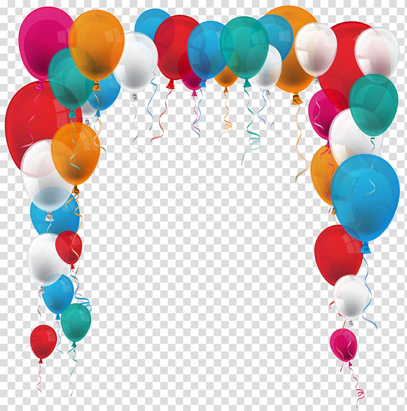 balloon illustration, Balloon Arch , Balloon Arch transparent background PNG clipart