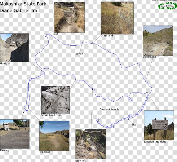 Makoshika State Park Trail map, park transparent background PNG clipart