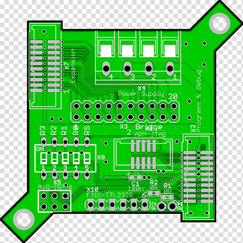 Microcontroller Electronics Electrical network Electronic component Printed circuit board, connect four board transparent background PNG clipart
