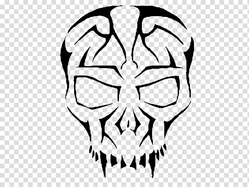 black skull illustration, Sleeve tattoo Skull Art , tatoo transparent background PNG clipart