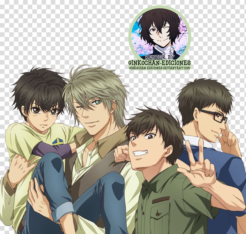 Super Lovers Happiness YOU & ME Anime Yaoi カイドウアキ マツオカヨシツグ, Anime transparent background PNG clipart