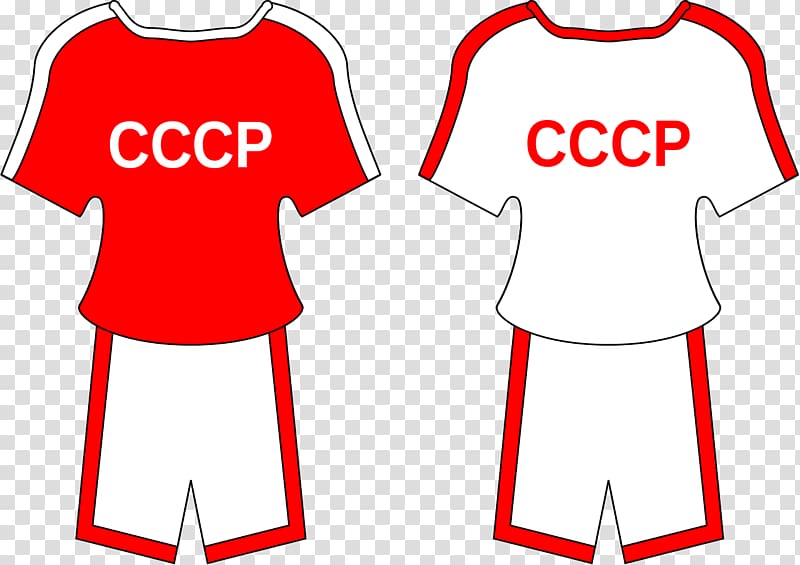 Jersey T-shirt Soviet Union national football team Polo shirt, T-shirt transparent background PNG clipart