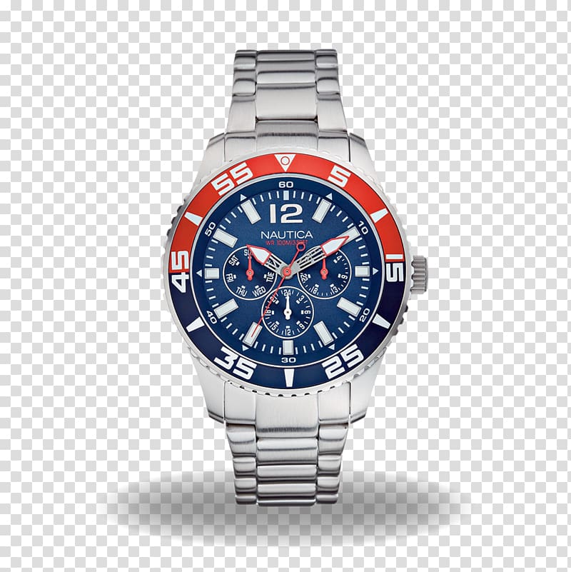 Watch Nautica Quartz clock Strap, watch transparent background PNG clipart