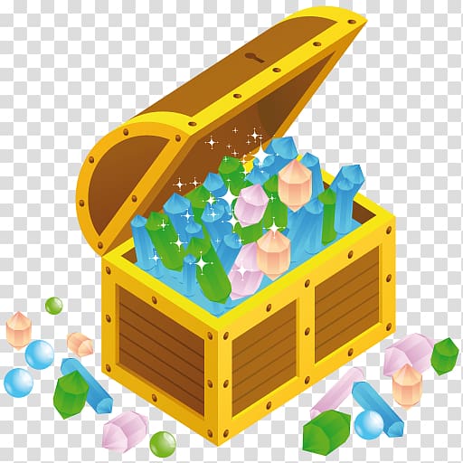 chest of quartz , toy outdoor play equipment yellow, Treasure chest open transparent background PNG clipart
