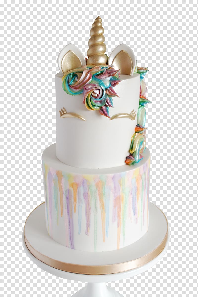 Birthday cake Frosting & Icing Sugar cake Layer cake Butter cake, unicorn birthday transparent background PNG clipart