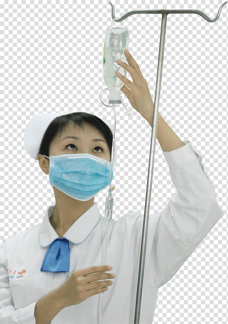Medicine Hospital Intravenous therapy, Hanging bottle nurse transparent background PNG clipart
