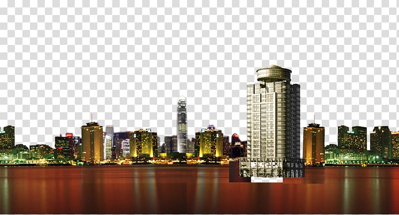 The Architecture of the City Skyline Building, city ​​building transparent background PNG clipart