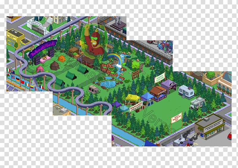 Urban design Amusement park Playground, Simpsons Tapped Out transparent background PNG clipart