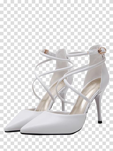 White Court shoe Artificial leather Strap, others transparent background PNG clipart