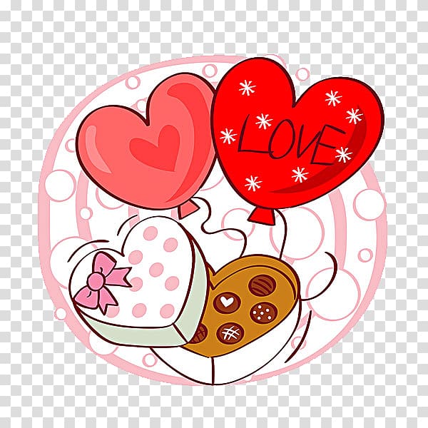 Heart Valentine\'s Day , Valentine Chocolate Box transparent background PNG clipart