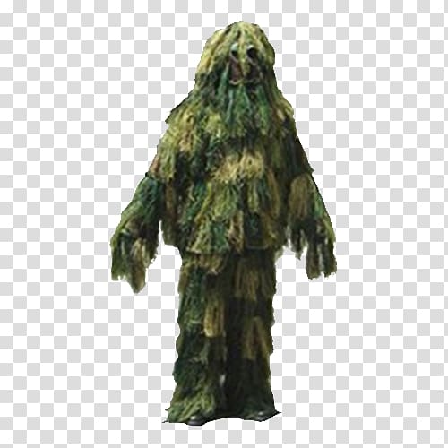 Ghillie Suits Military U.S. Woodland Camouflage Clothing, military transparent background PNG clipart
