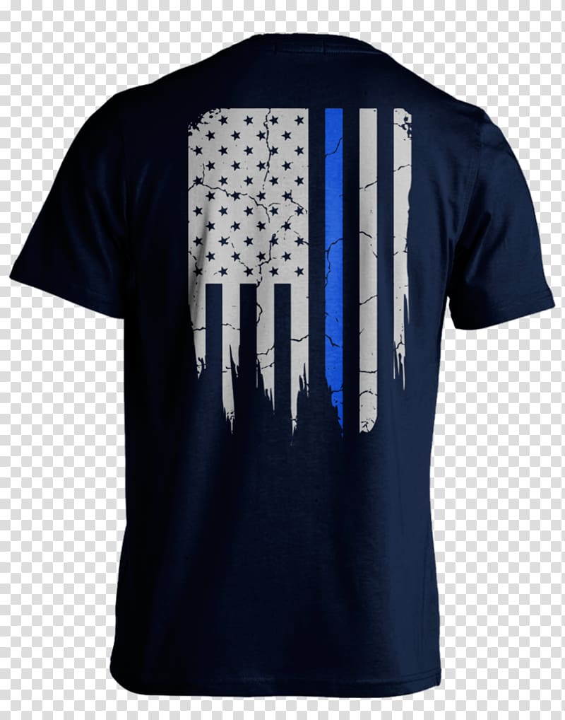 T-shirt United States Thin Blue Line Hoodie, thin blue line transparent background PNG clipart
