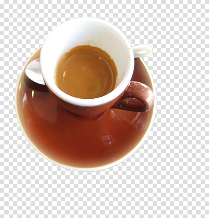 Coffee Ristretto Cuban espresso Doppio, Mug transparent background PNG clipart