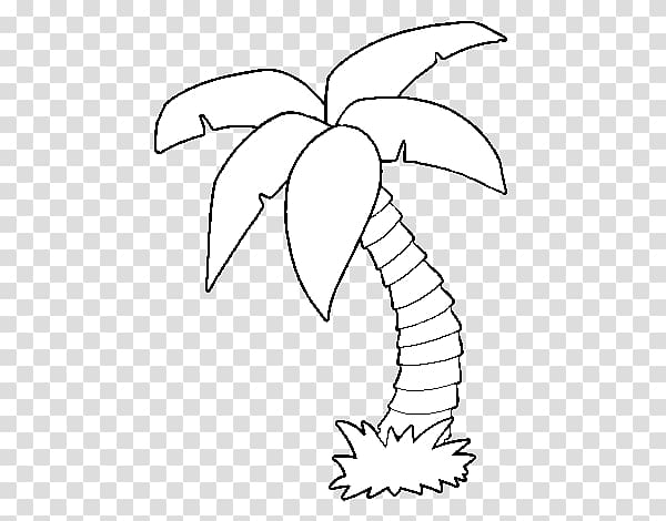 Coloring book Colouring Pages Palm trees Date palm, date palm transparent background PNG clipart