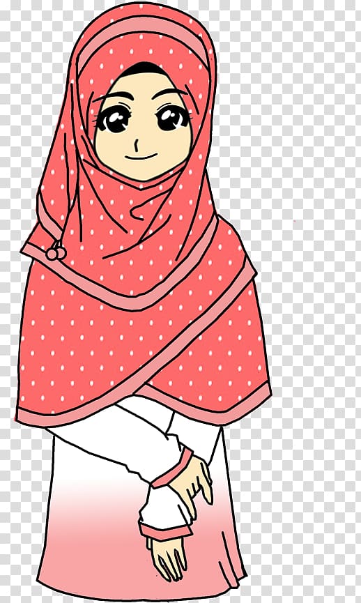 Muslim Islam Hijab Drawing Cartoon, Islam transparent background PNG clipart